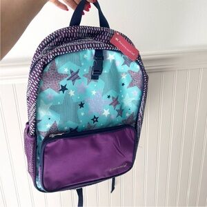 ⭐️ NEW American Girl Teal and Purple Star Backpack